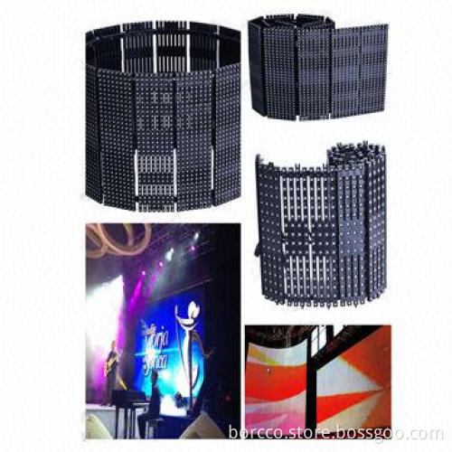 18.75mm Flexible LED Curtain Display, CE/FCC Certified